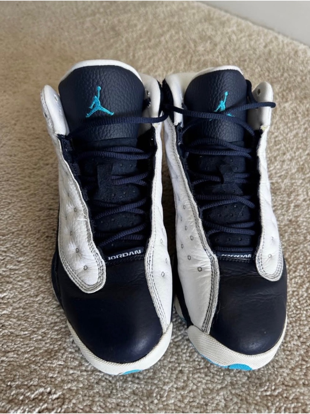 Nike Air Jordan 13 Retro GS Obsidian Navy Blue Size 6.5Y / Women's 8